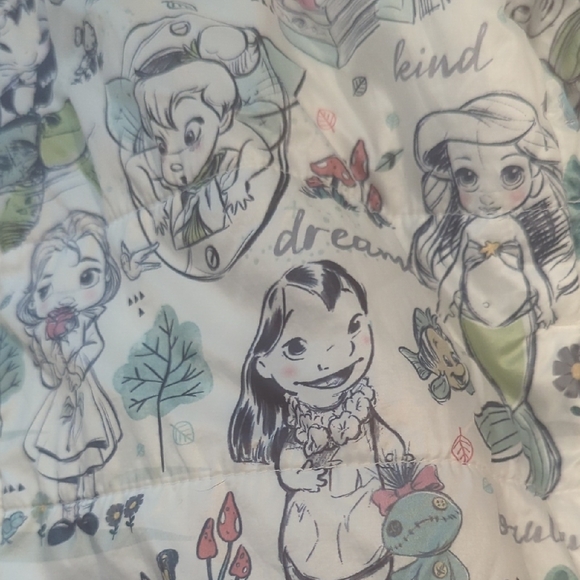 Disney Light Floral Puffer Jacket - Picture 5 of 8